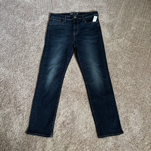 Old Navy Jeans Girls 18 Plus Blue Distressed Slim Cotton Blend Stretch NWT - Picture 1 of 7